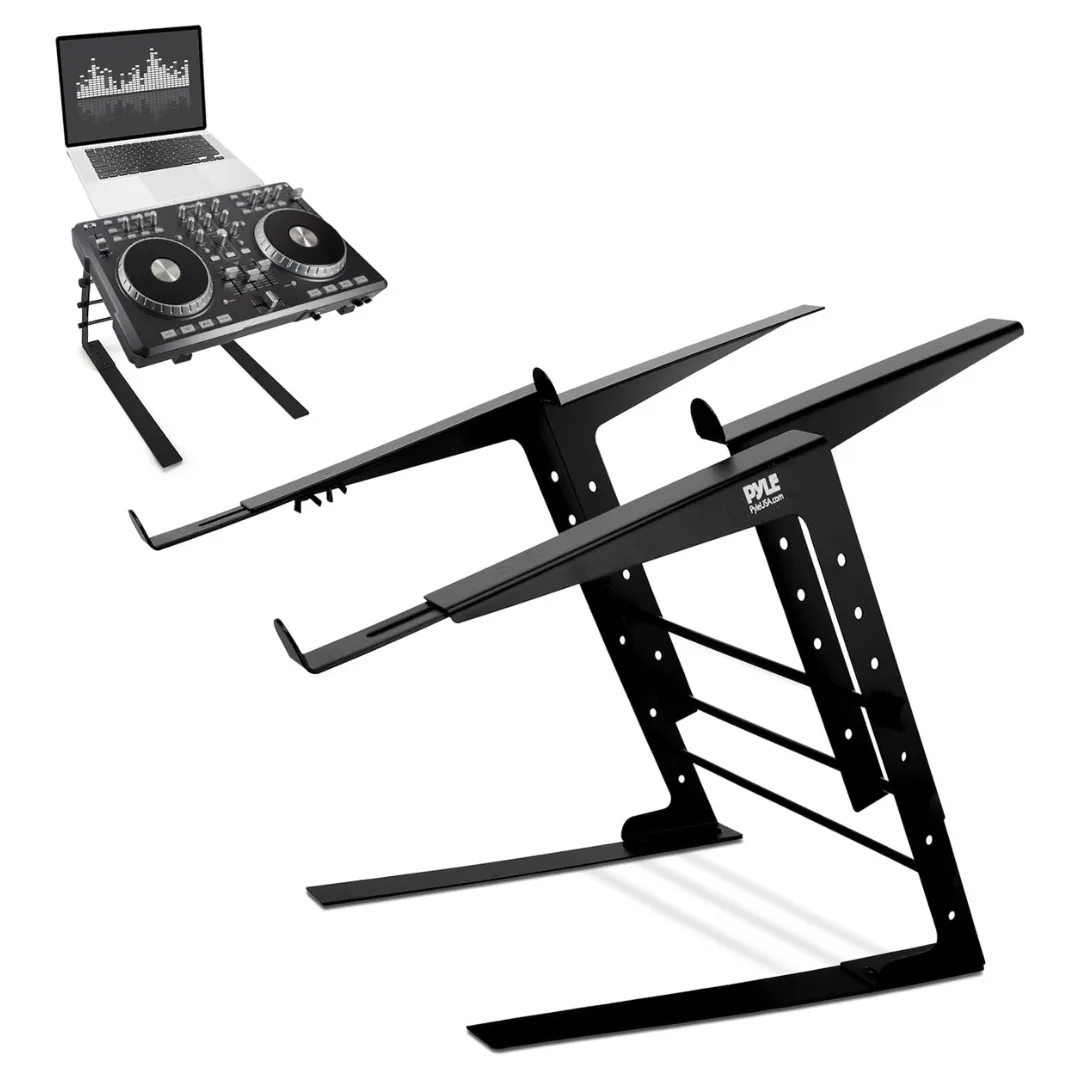 Portable Dual Laptop & Mixer Stand