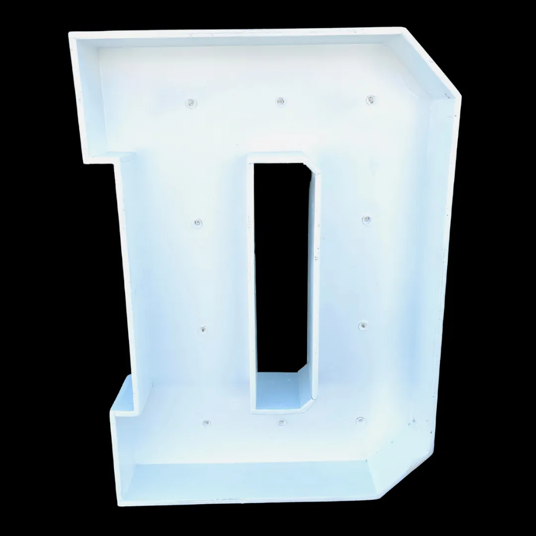 3ft Wood Marquee Letter - D