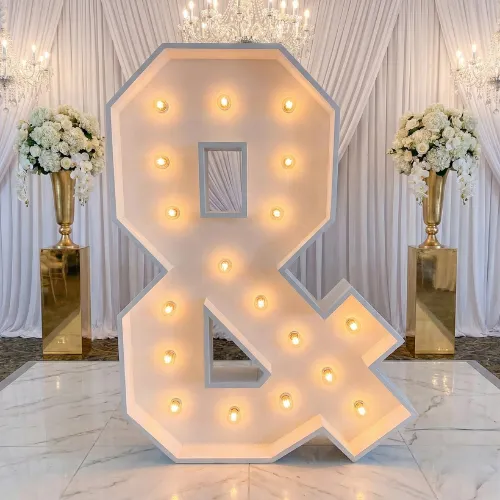 3ft Wood Marquee Letter - &