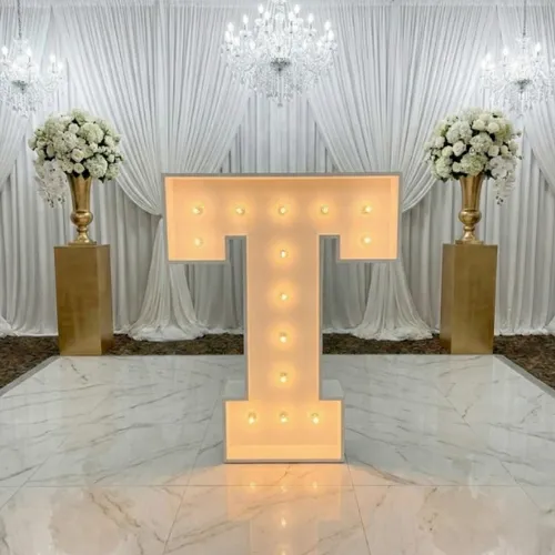 3ft Wood Marquee Letter - T