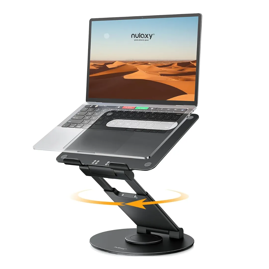 Telescopic 360 Rotating Laptop Stand - Fits 10" - 17" Laptops