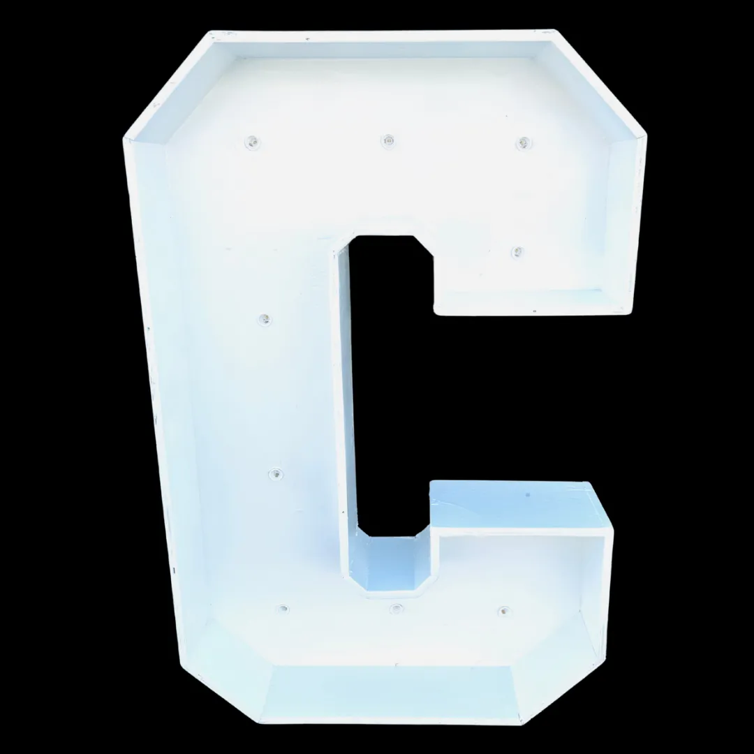 3ft Wood Marquee Letter - C