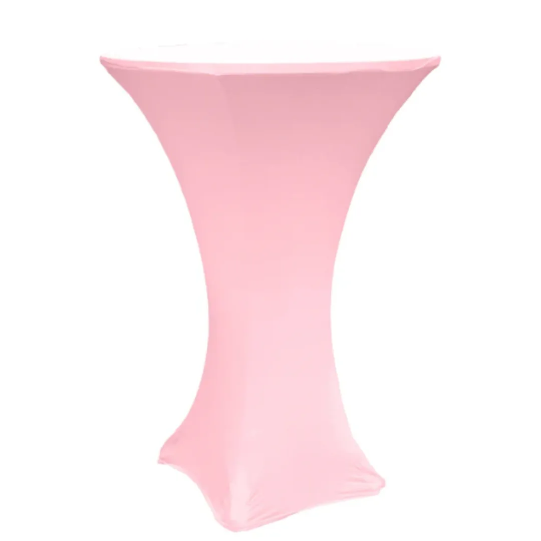 Pink Spandex Linen Cover - 42" Cocktail Table