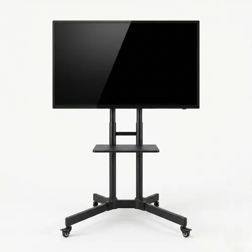 40" Smart TV on Mobile Cart with Remote