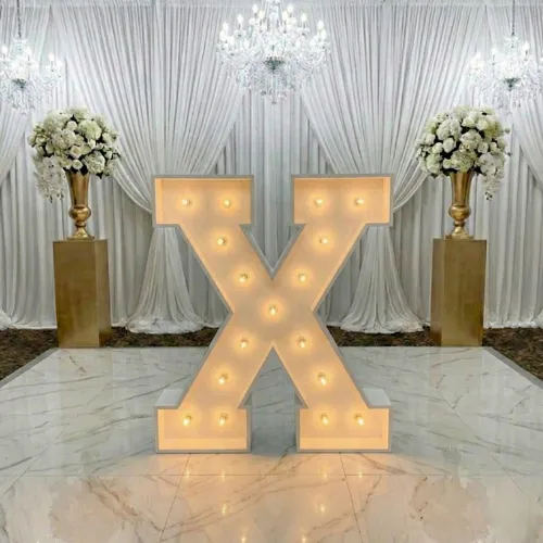 3ft Wood Marquee Letter - X