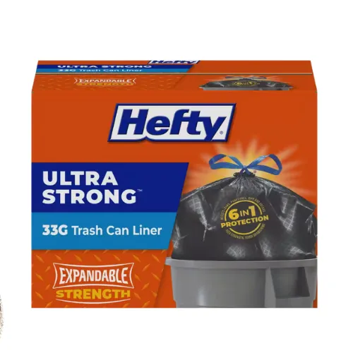 10 Ultra Strong 33 Gallon Trash Bag Liners