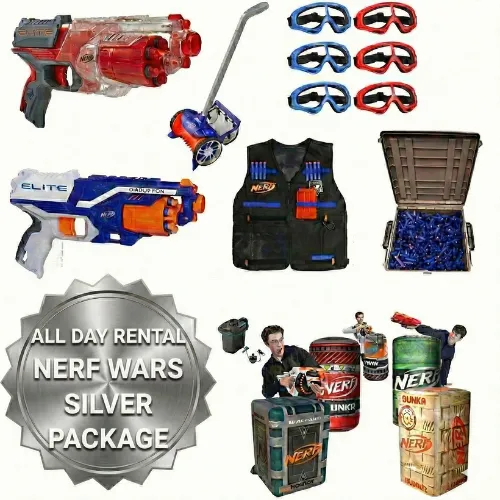 Nerf Wars Silver Package - All-Day Rental