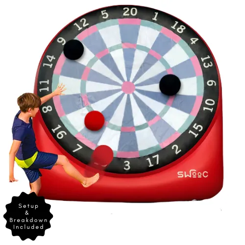 Giant Kick Darts Inflatable - Over 6ft Tall