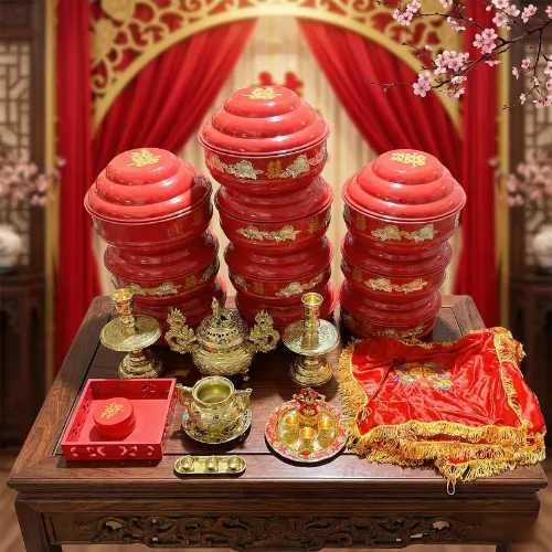 Vietnamese Tea Ceremony Wedding  - Red