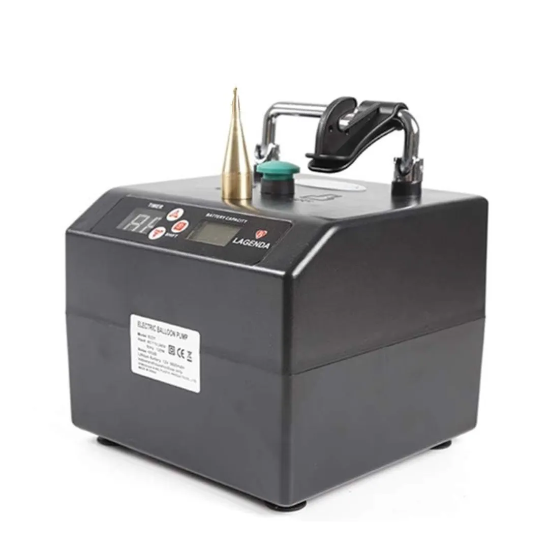 Lagenda Portable Electric Air Balloon Pump Automatic Balloon Inflator with Timer