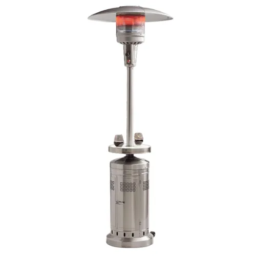 Outdoor Stainless Steel Patio Heater with LED Table - No Propane Tank Included