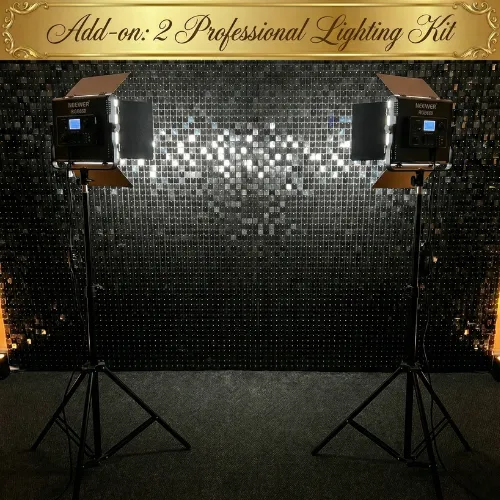 Add-on: 2 Professional Lighting Kit & Stand 
