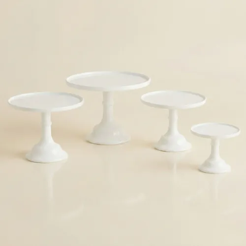 4 Mosser Glass Cake Plate Stand