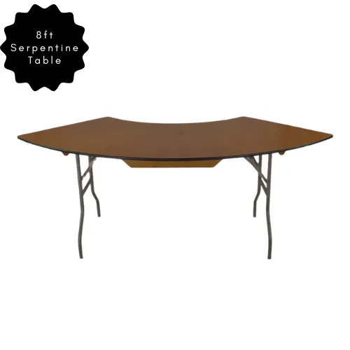 Serpentine Table - 8ft