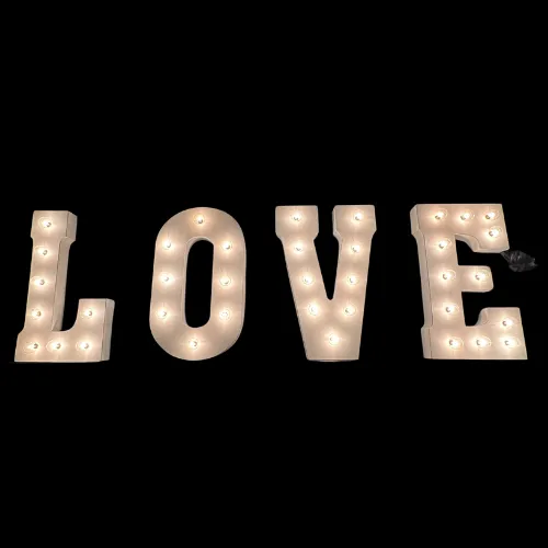 " LOVE " Countertop Marquee Letters 64" x 22"