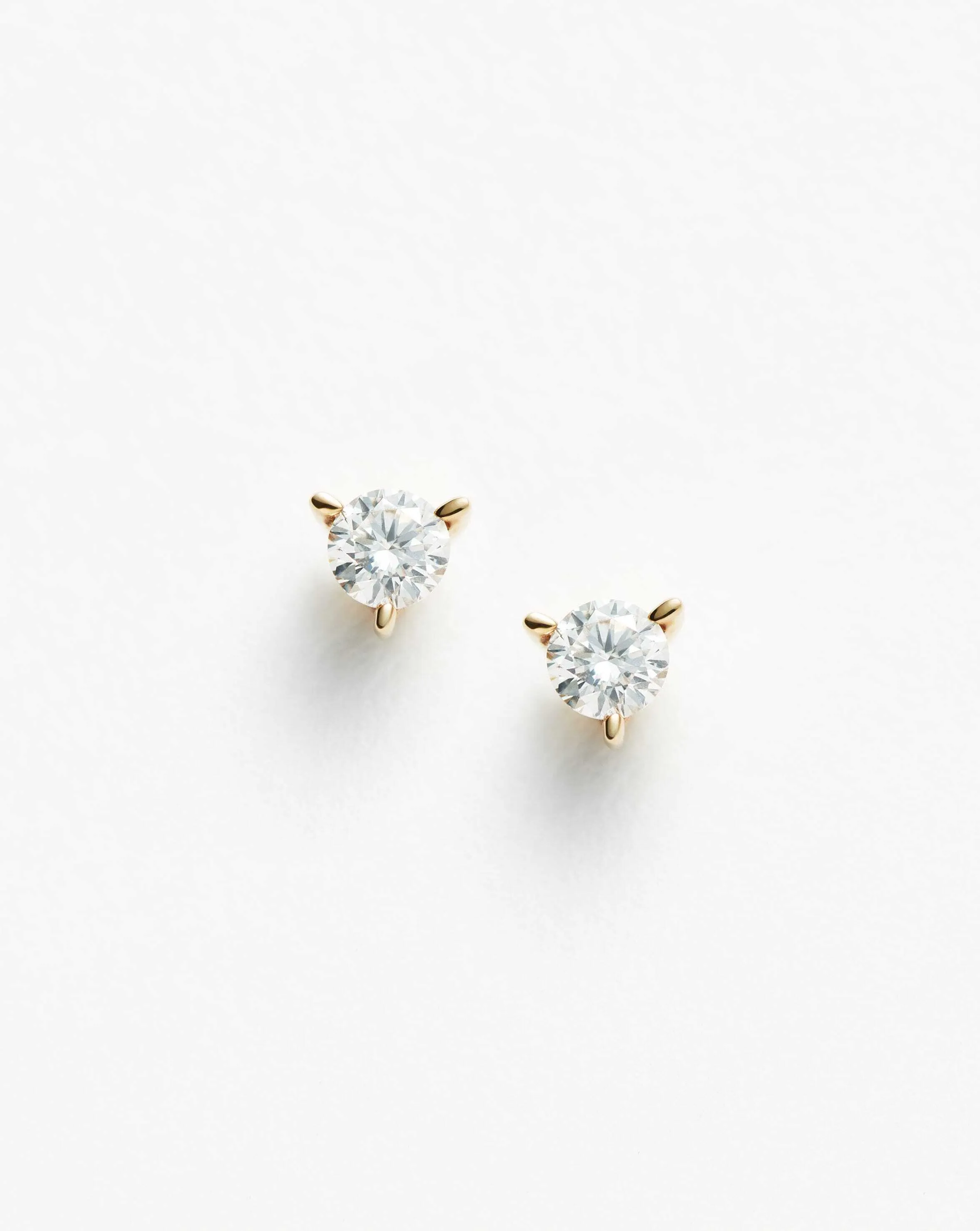Solitaire Diamond Earrings