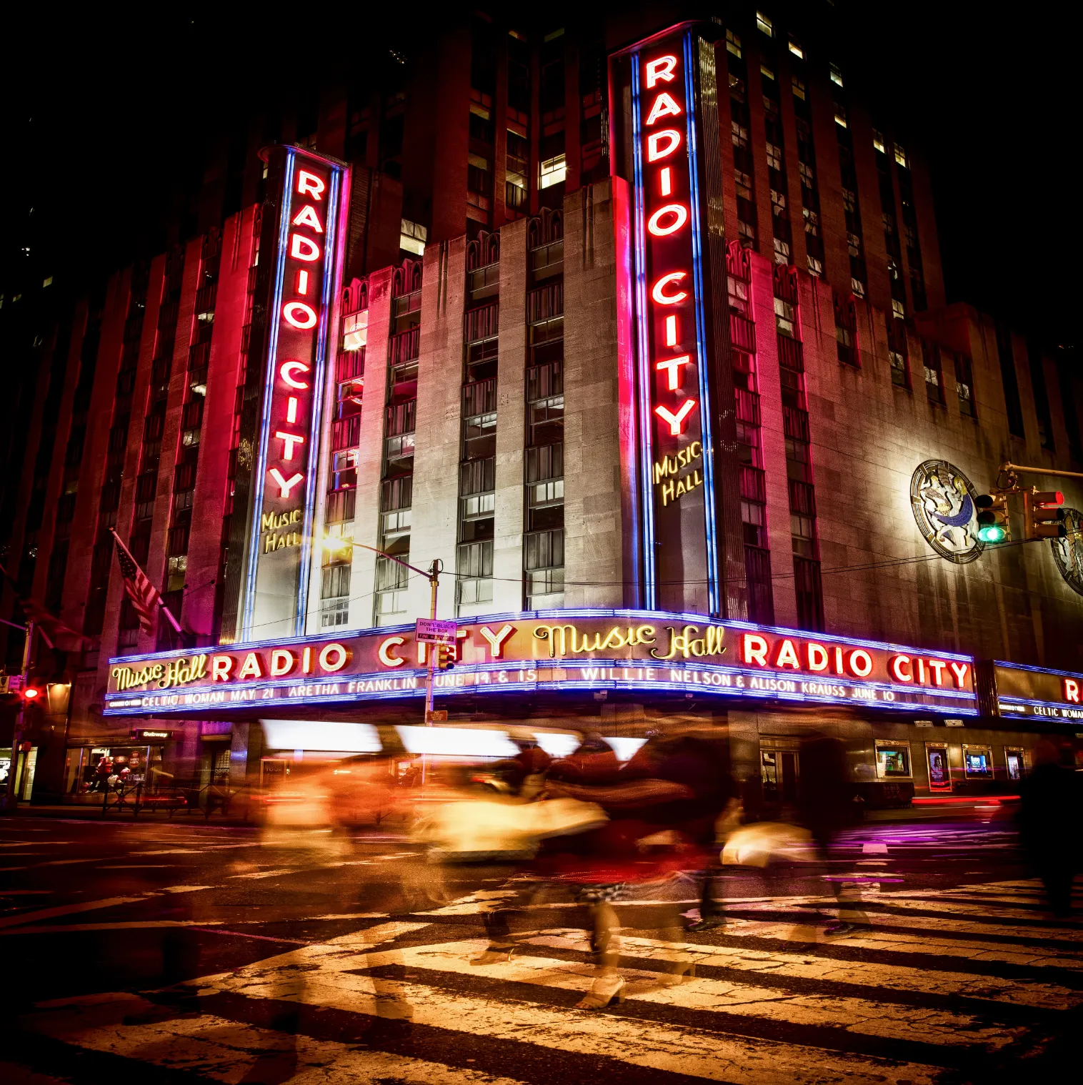 Graphic New York Radio City Music Hall (8' x 8')