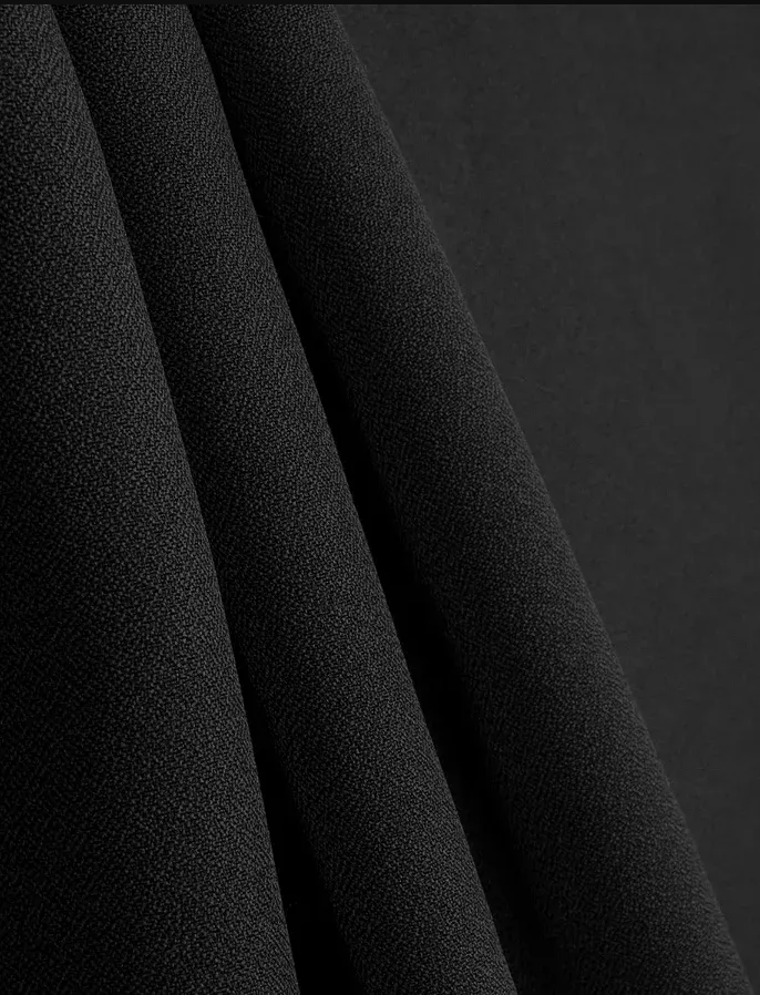Black Polyester Drape