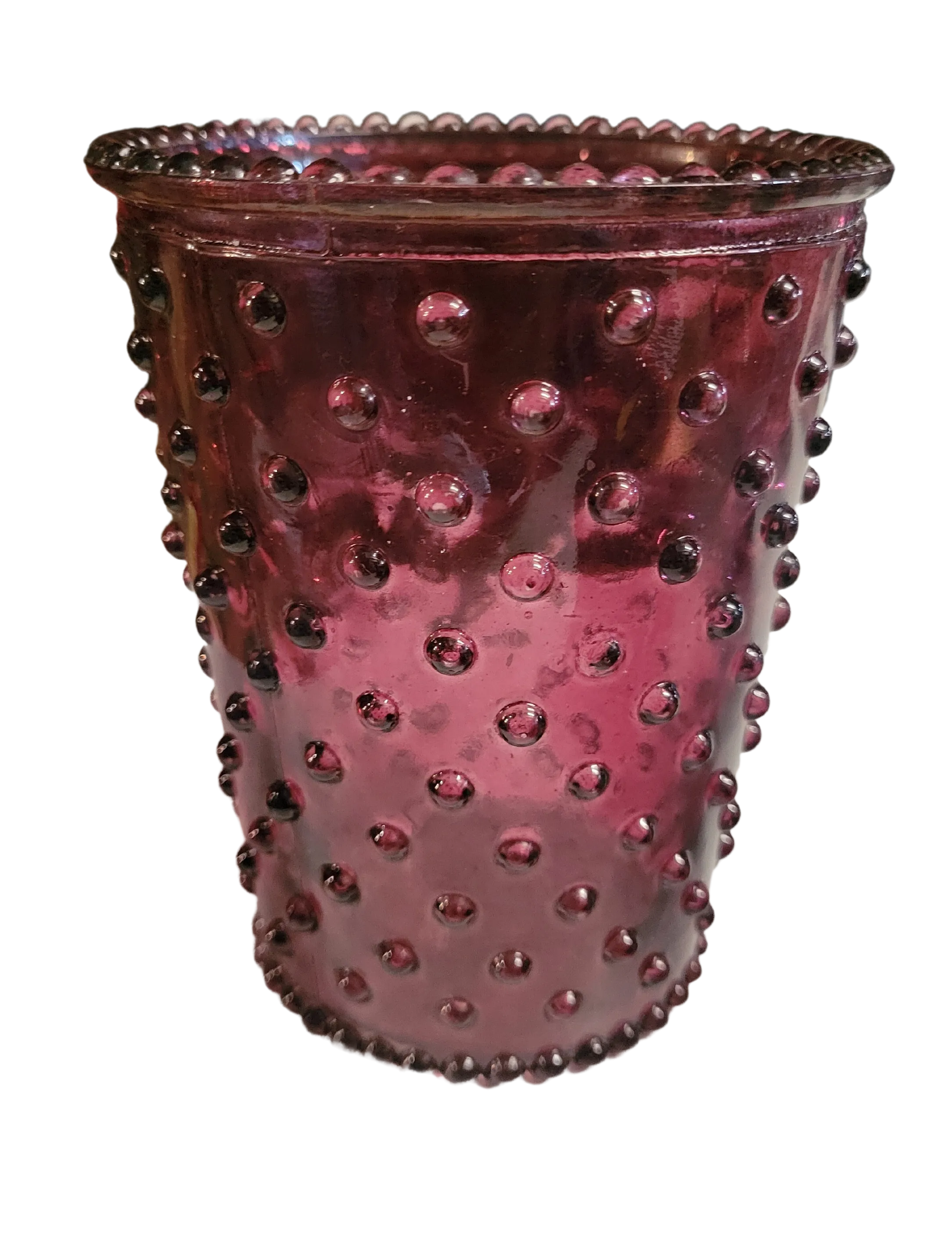 Hobnail Votive - Purple