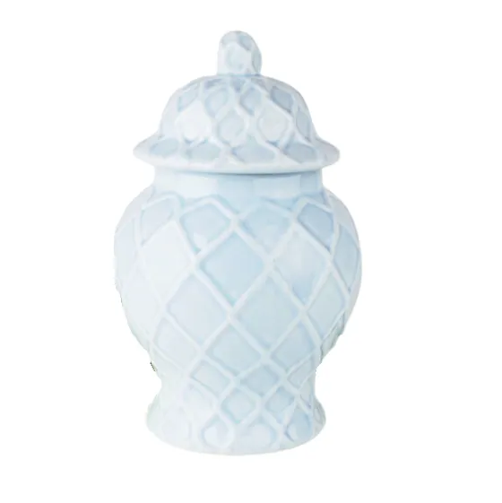 Light Blue Ginger Jar