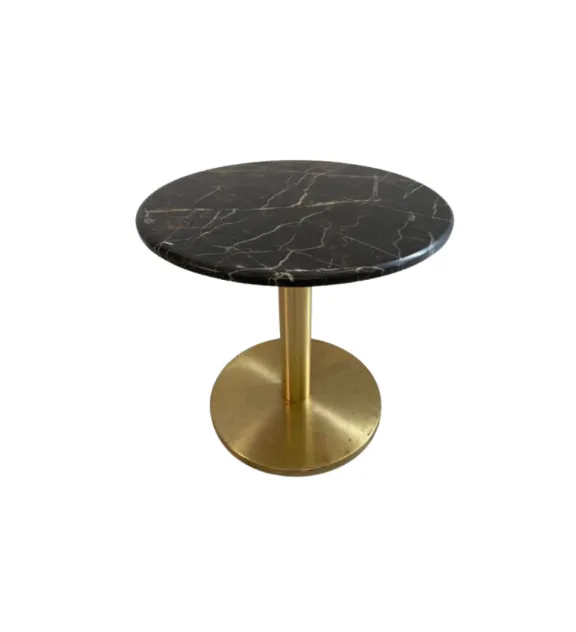 Black Marble Accent Table