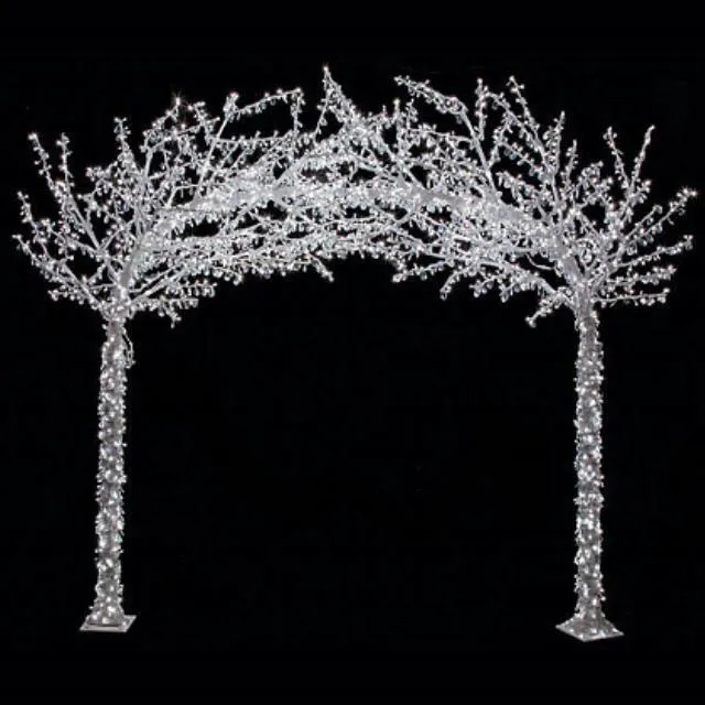 Iron Light Arch Tree