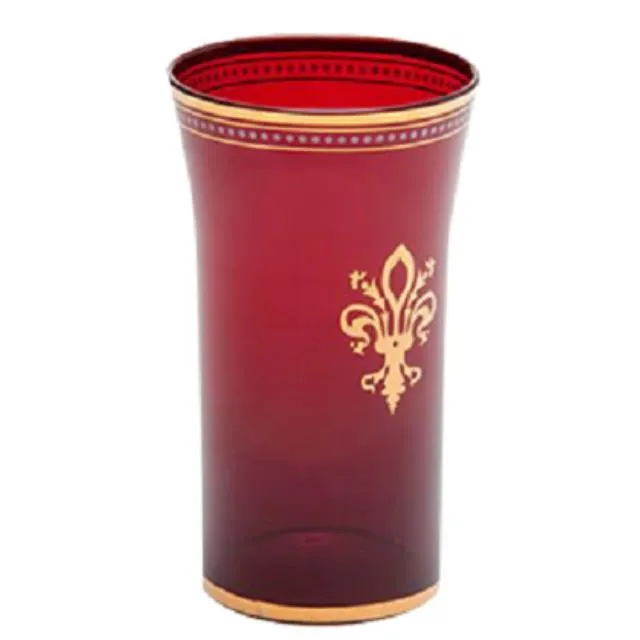 Fleur de Lis Motif - Red