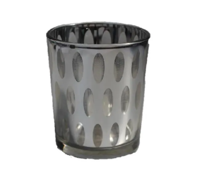 Oval Votive - Silver