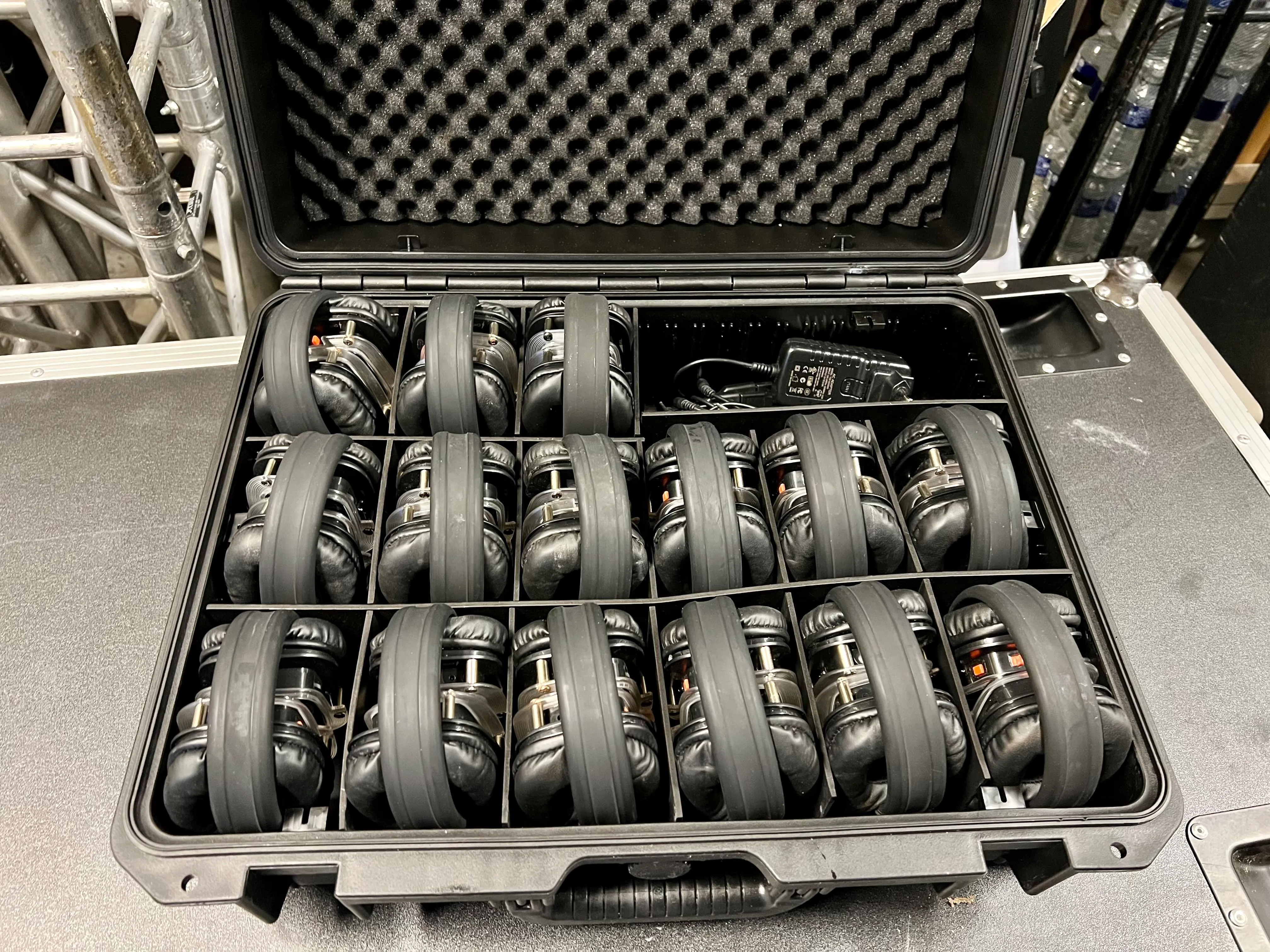 Silent Disco koptelefoons (set van 16 stuks)