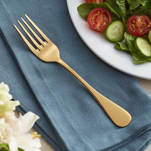 Gold Salad Fork 