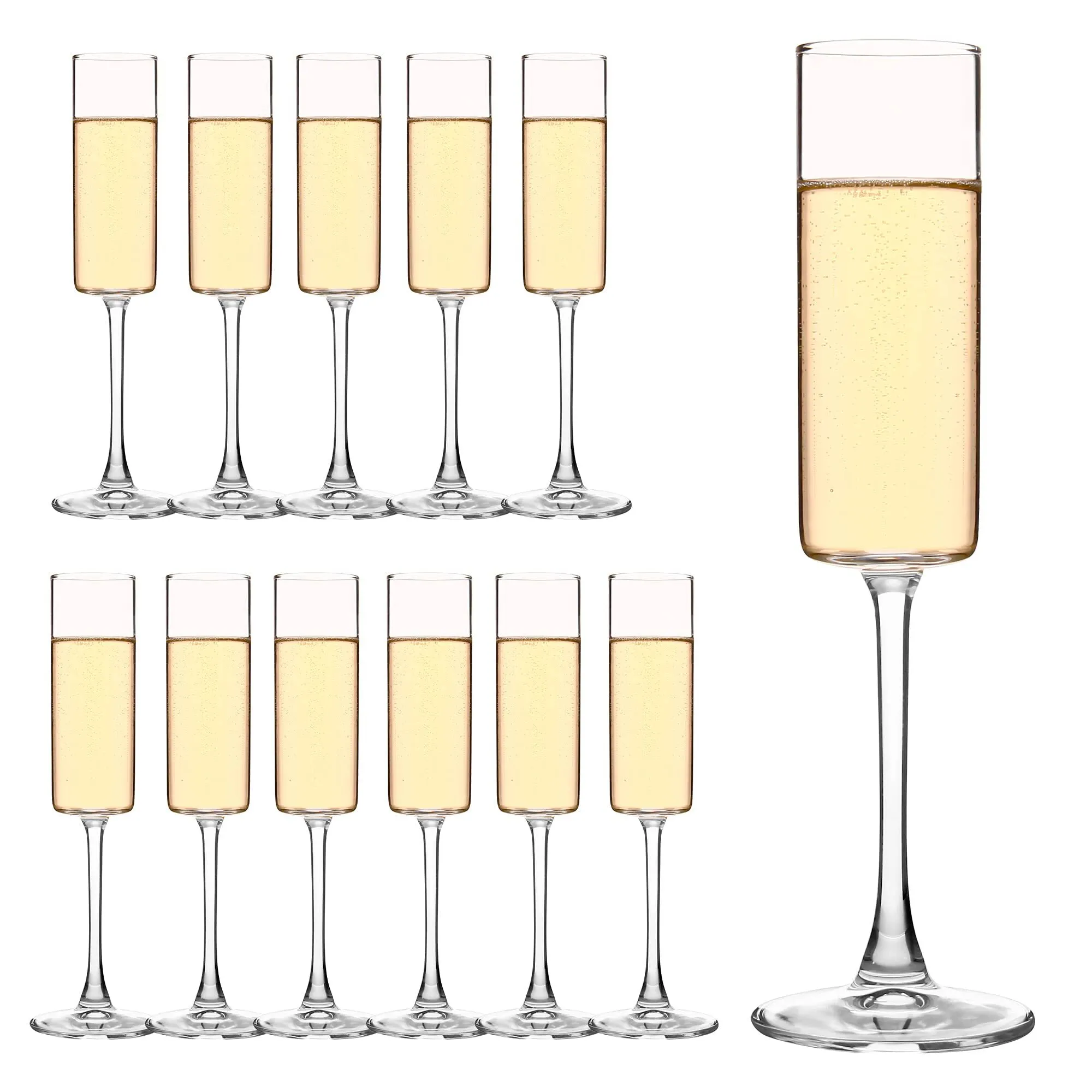 Square Champagne Flutes