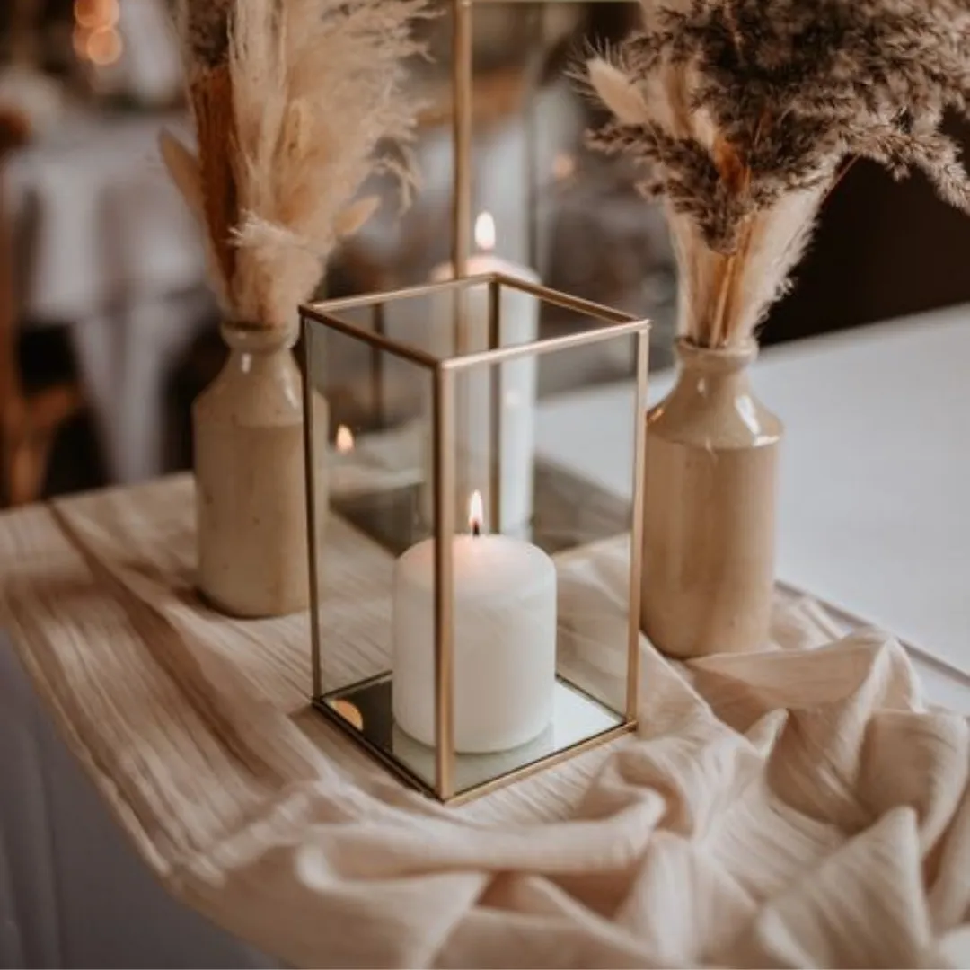 Gold Lantern Box 4x4x5