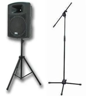 Mic with Stand and Speaker