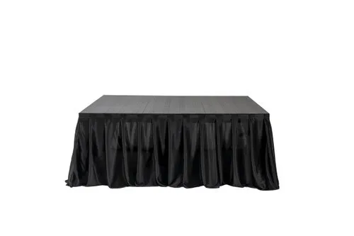 Black Cloth Stage Skirt