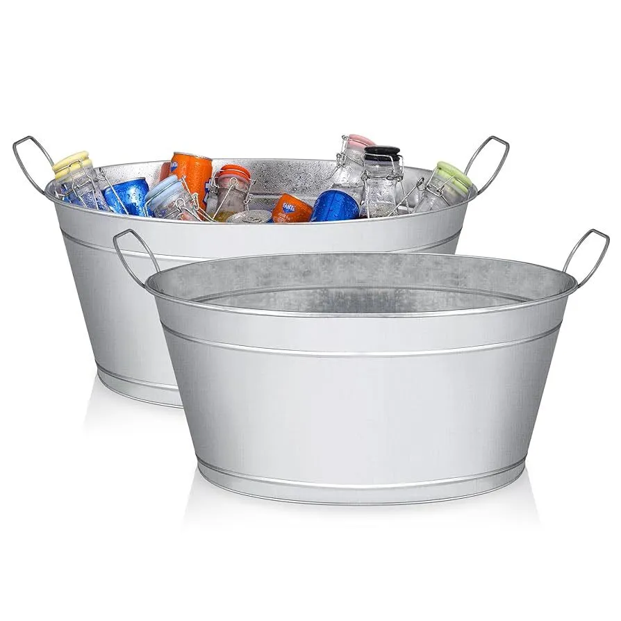 6-gallon Galvantized Tub