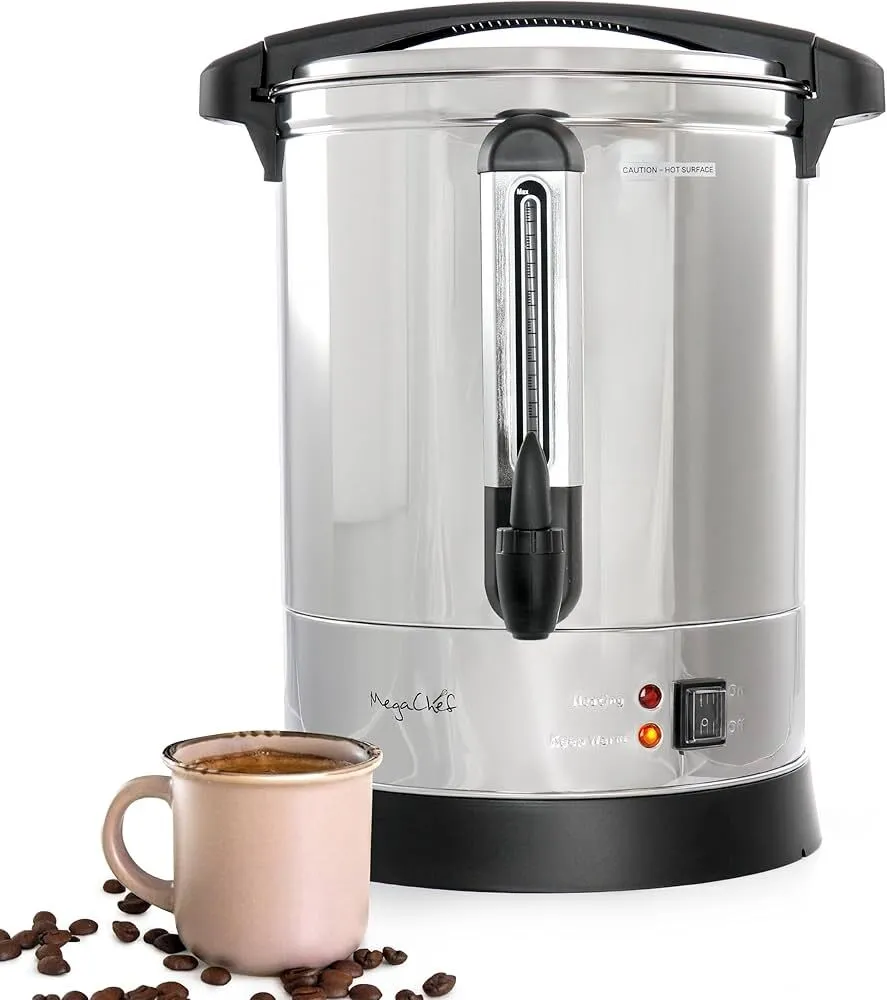 MegaChef 100 Cup Stainless Steel Coffee Urn