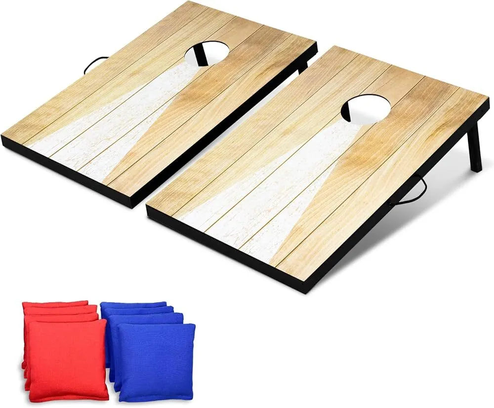 GoSports Premium Wood Cornhole set