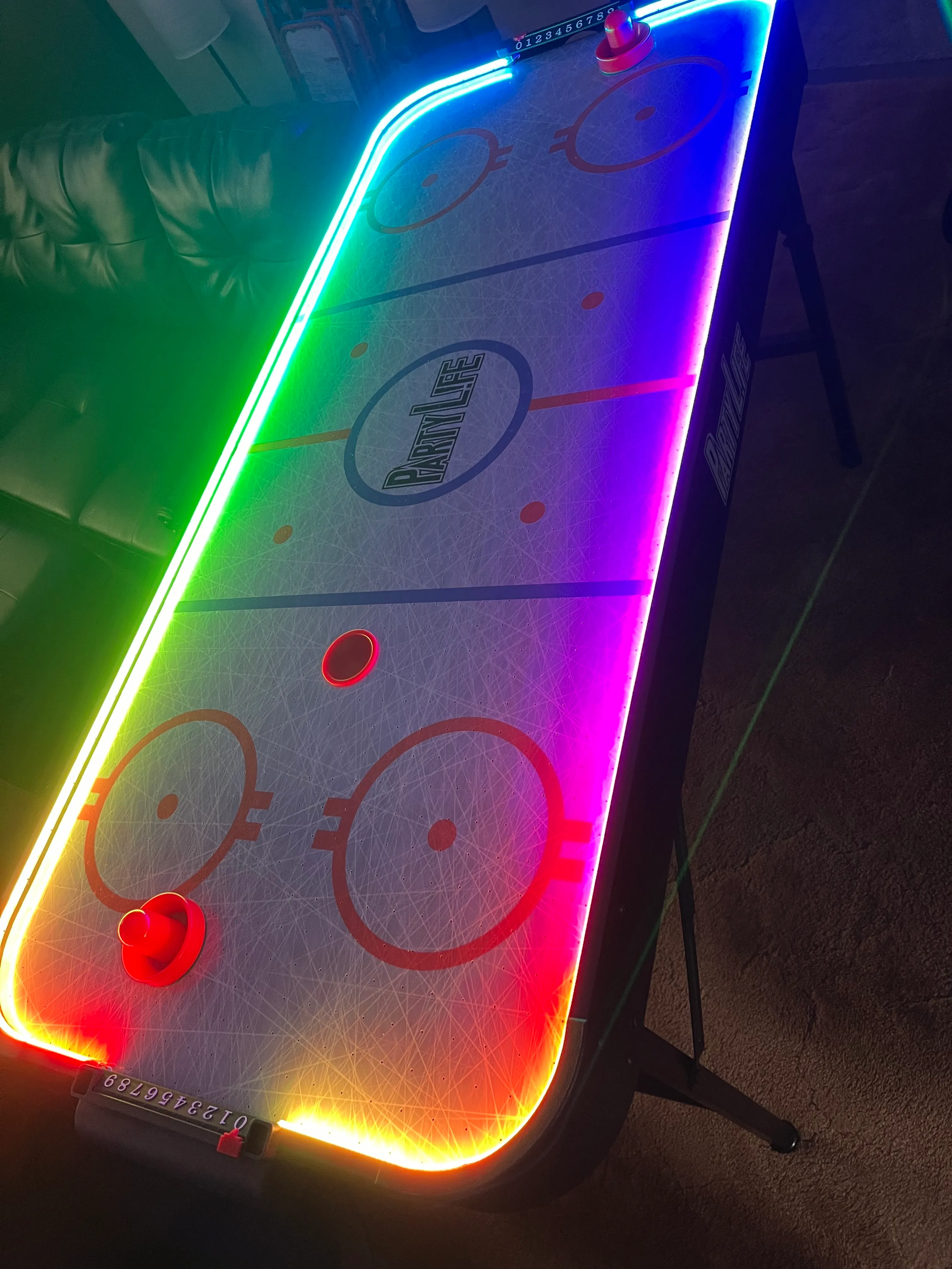 LED Air hockey 