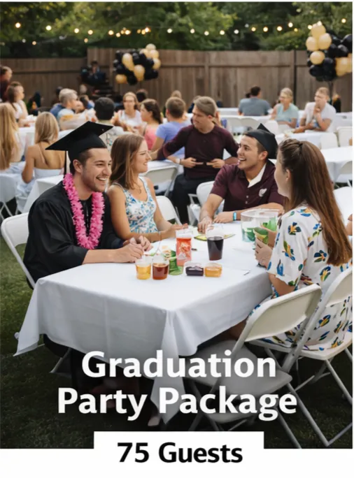 Graduation Party Package – 75 Guests