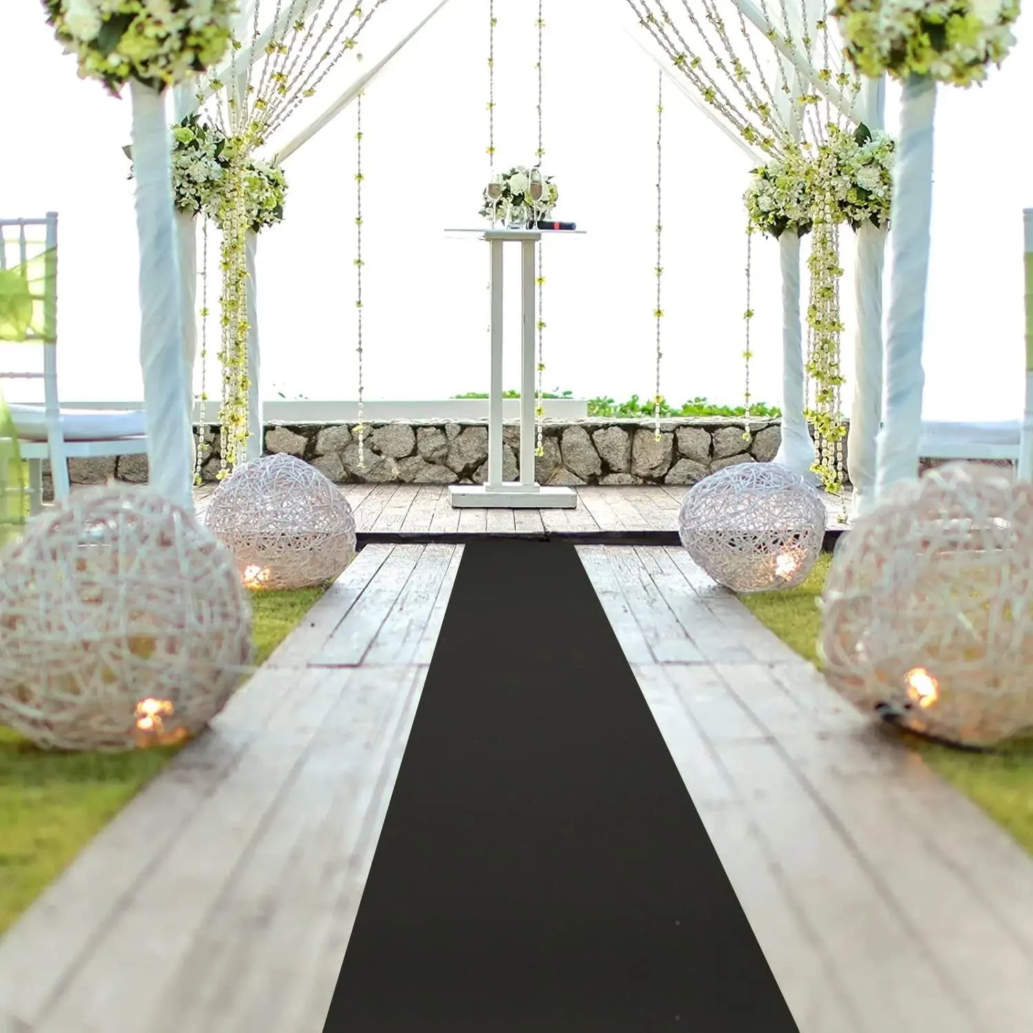 Black Aisle Runner
