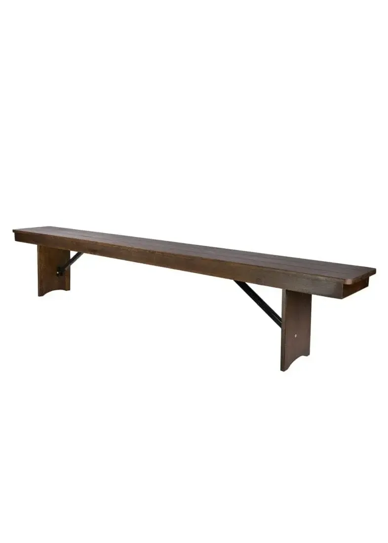 8ft Fruitwood Farm Bench