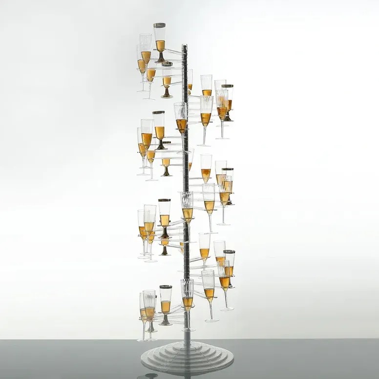 Clear Spiral Flute Stand