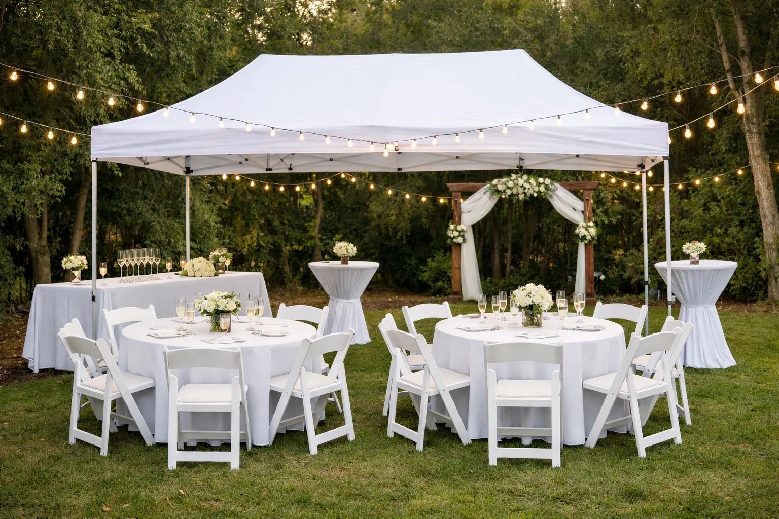 Budget Wedding Reception — Up to 16 Guests