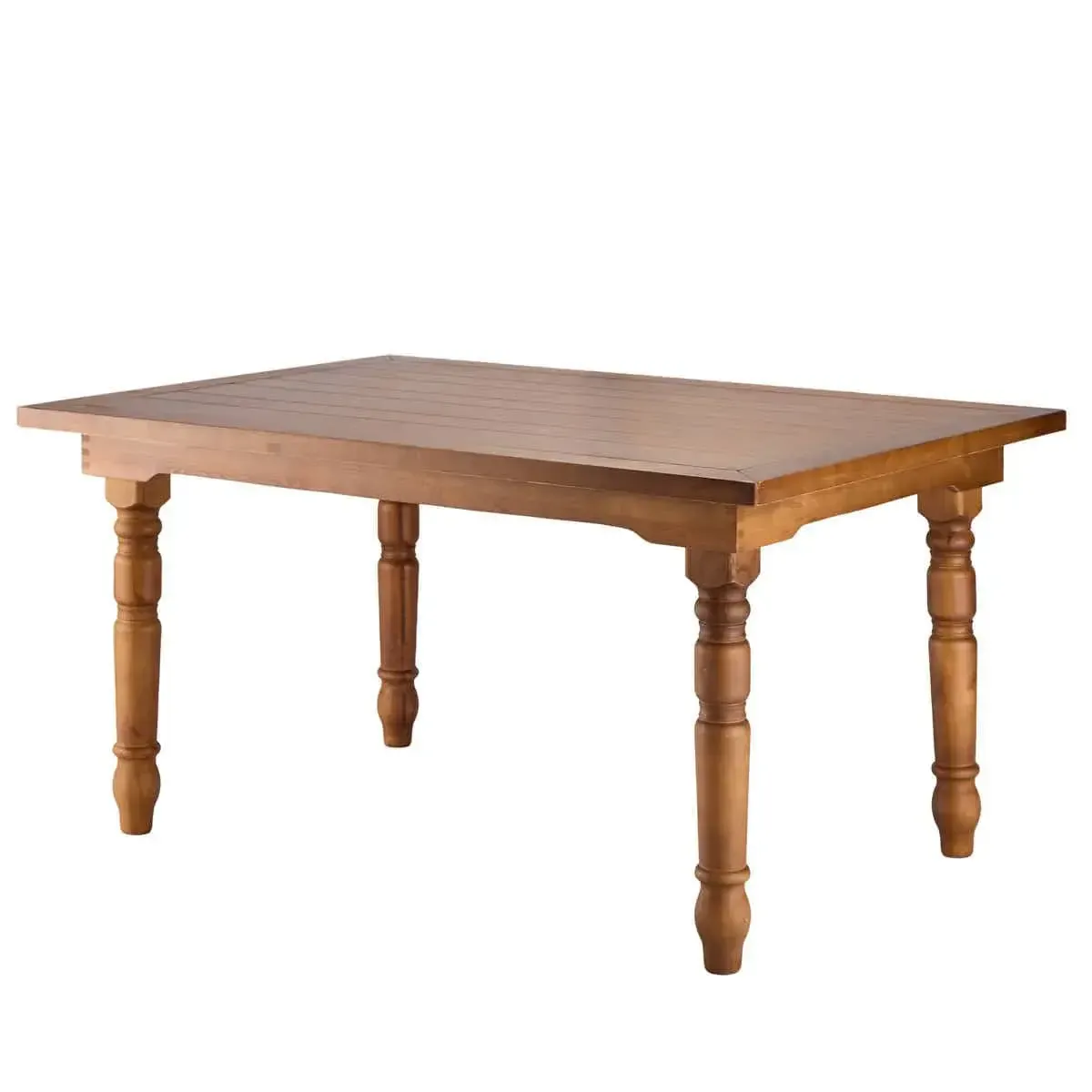 5 ft Chestnut Fluted Farm Table