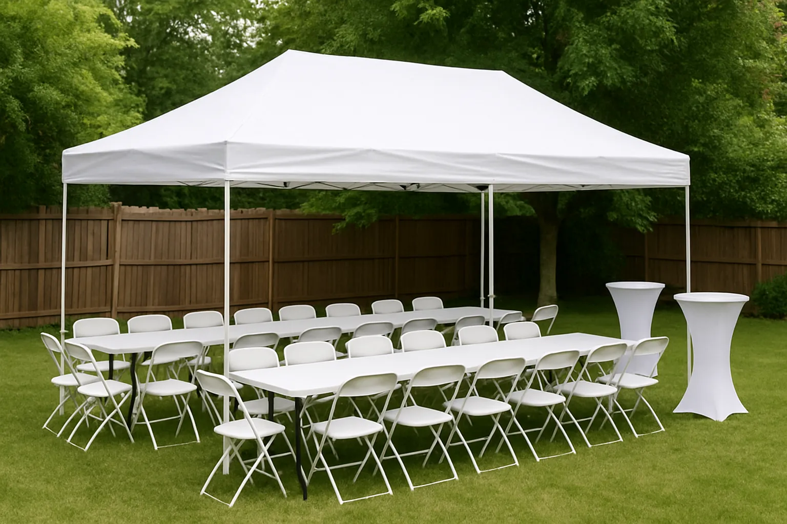 10×20 Pop-Up Tent Package