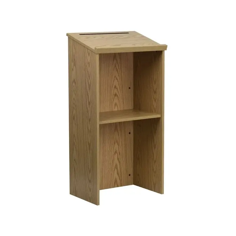 Oak Stand-up Podium
