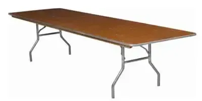 6ft Wood Banquet Table