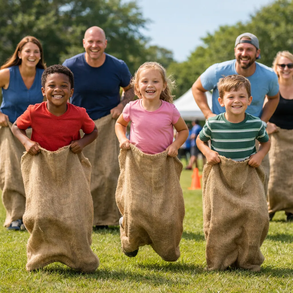 Burlap Potato Sack Race Bags