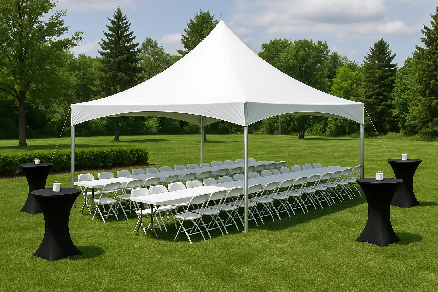 20×20 High Peak Tent Package