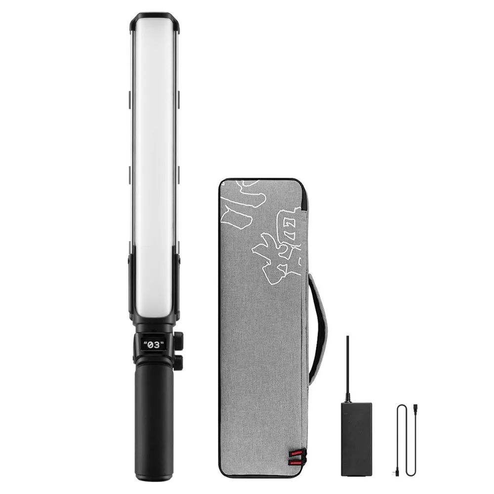 Iluminador Bastão LED Zhiyun FiveRay V60 Light Wand 60W Portátil Bi-Color Bivolt Standard (Preto)